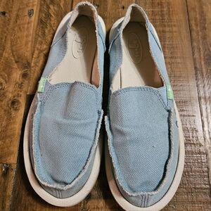 SANUK Donna Hemp Slip Ons Women's  Size 6